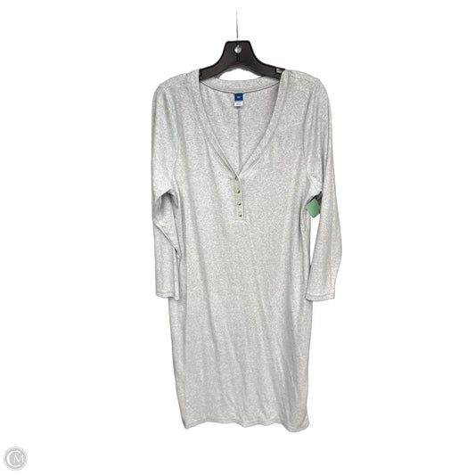 Dress Casual Maxi By Old Navy In Grey, Size: Xxl