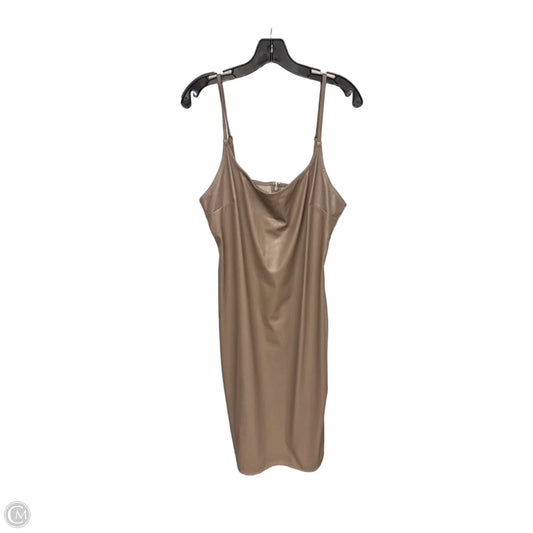 Dress Casual Maxi By Wild Fable In Brown, Size: Xxl
