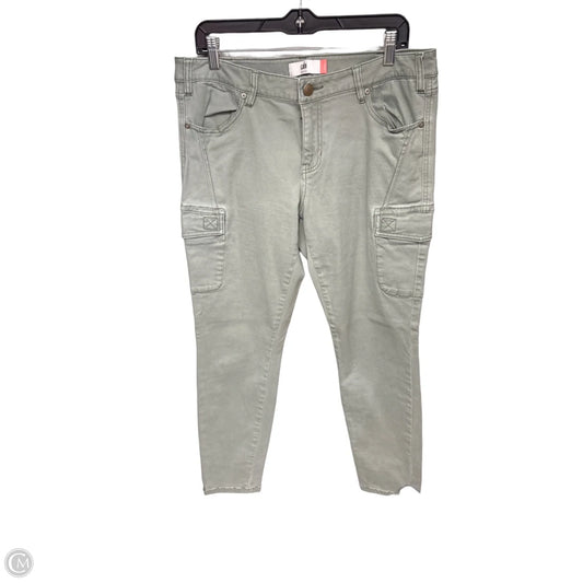 Jeans Straight By Cabi In Green, Size: 12