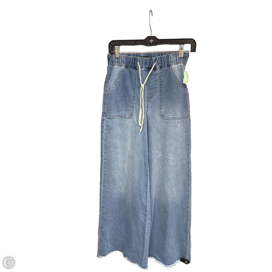 Jeans Wide Leg By Sincerely Jules In Blue Denim, Size: Xs