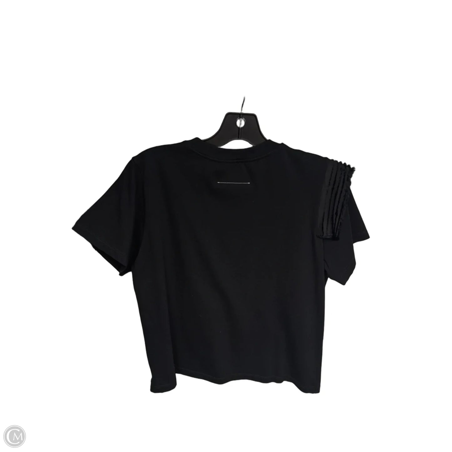 Top Short Sleeve Designer By Maison Margiela In Black, Size: Xs