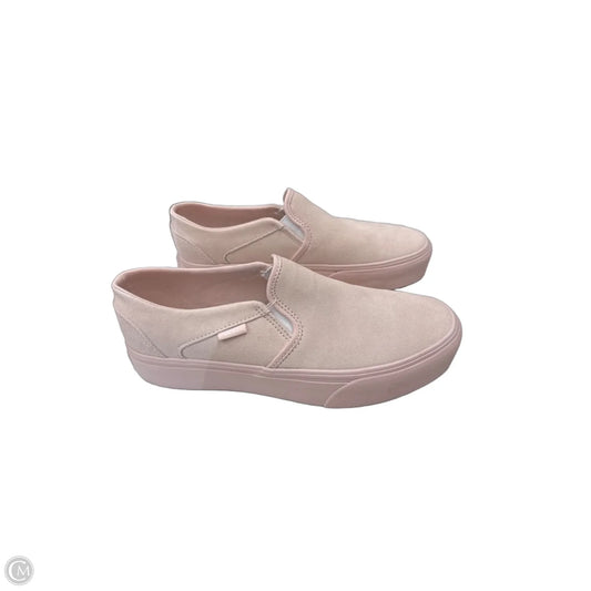 Shoes Flats By Vans In Pink, Size: 9