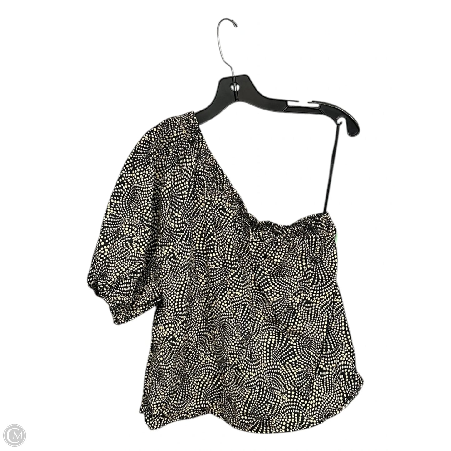 Top Short Sleeve By Madewell In Black & Brown, Size: 8