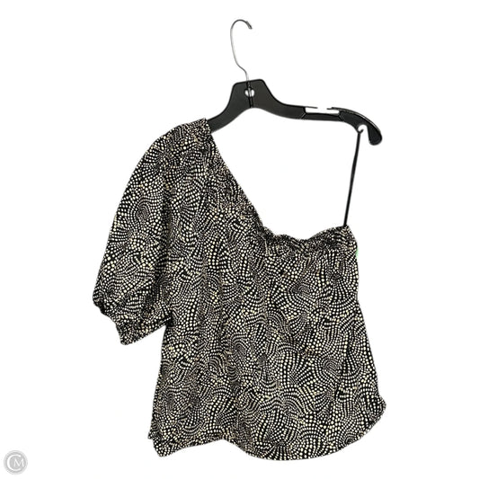 Top Short Sleeve By Madewell In Black & Brown, Size: 8