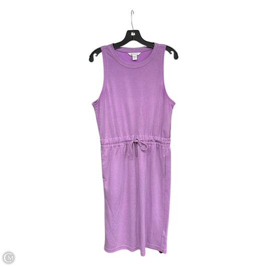 Dress Casual Midi By Athleta In Purple, Size: M