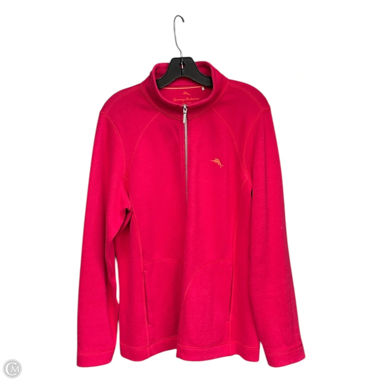 Jacket Fleece By Tommy Bahama In Pink, Size: Xl