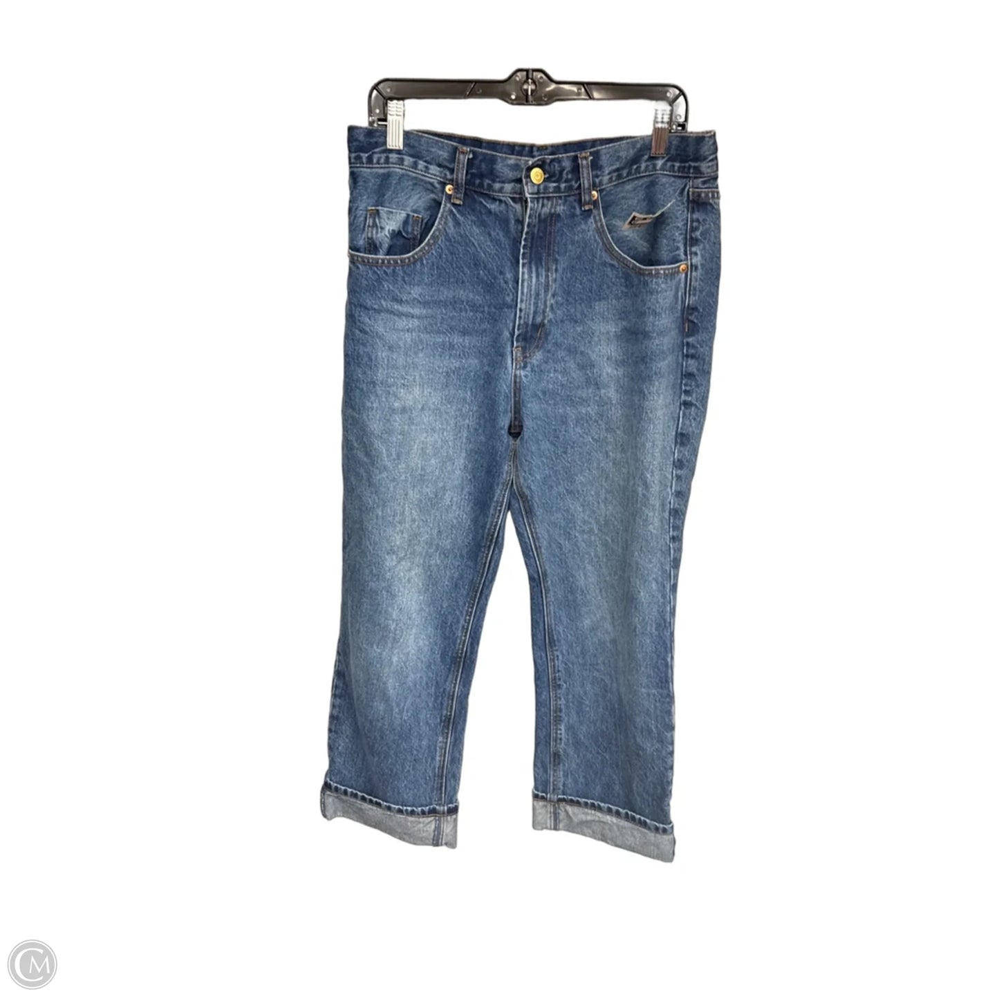 Jeans Straight By Cma In Blue Denim, Size: L