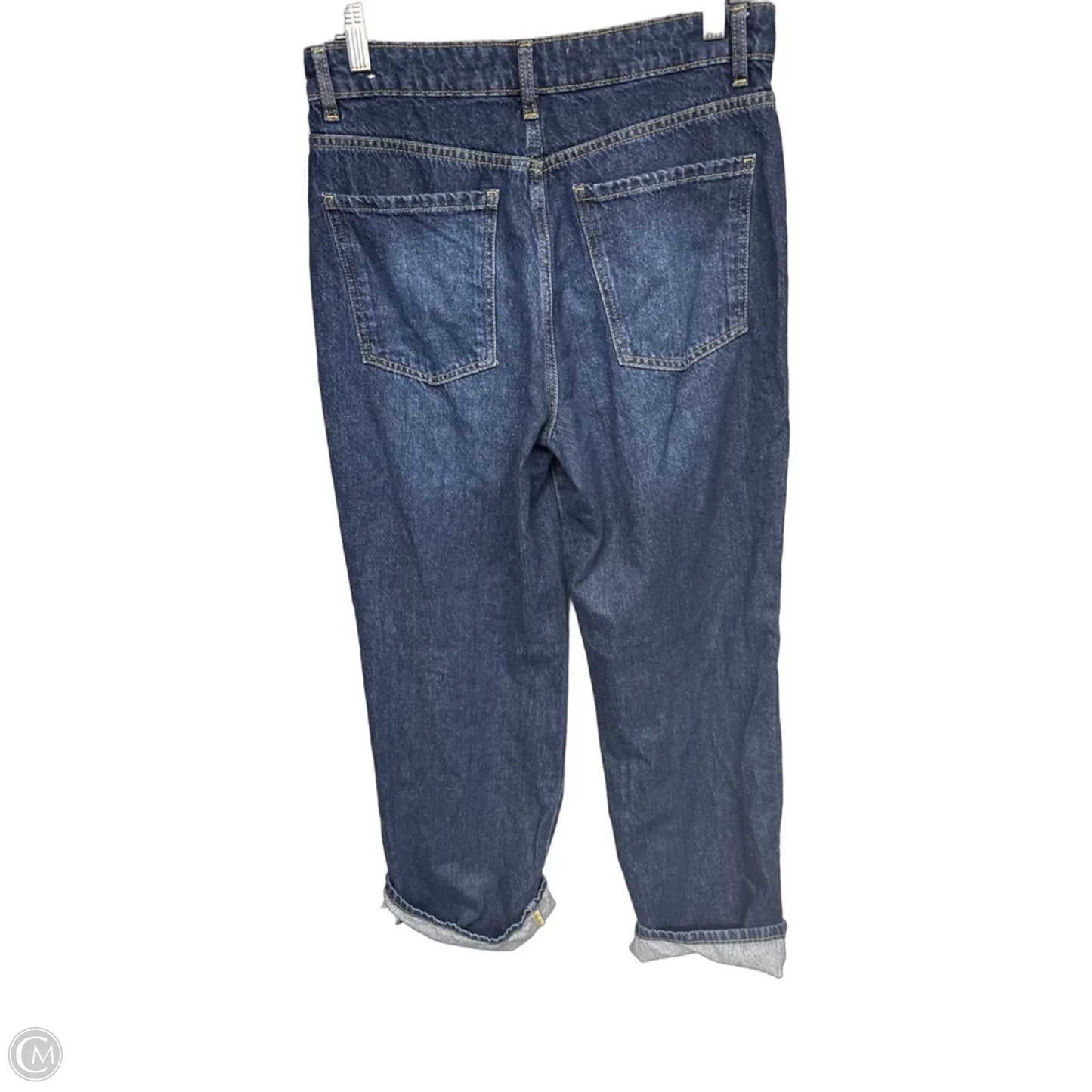 Jeans Wide Leg By Mng In Blue Denim, Size: 8