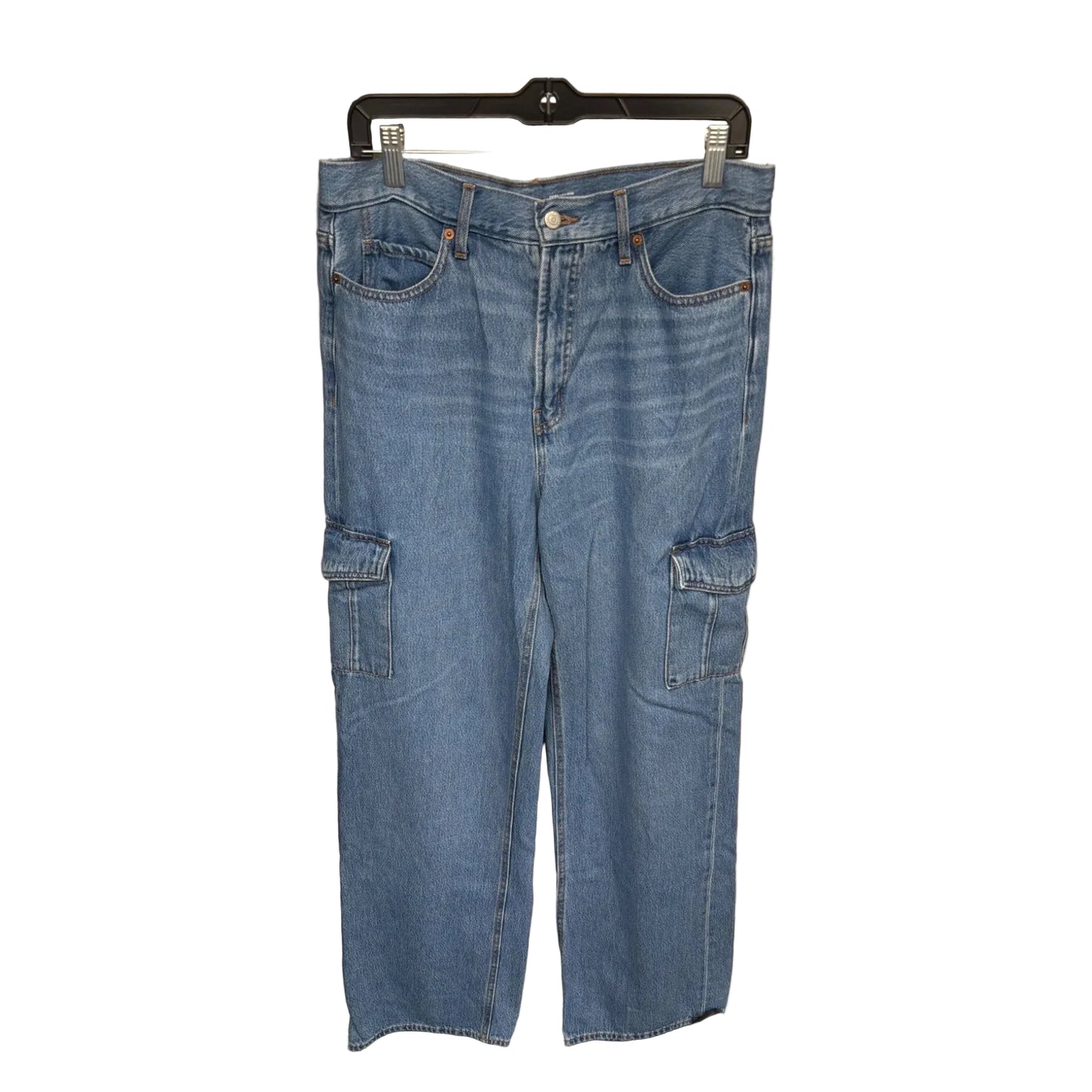 Jeans Wide Leg By Old Navy In Blue Denim, Size: 10l
