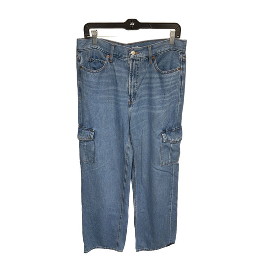 Jeans Wide Leg By Old Navy In Blue Denim, Size: 10l