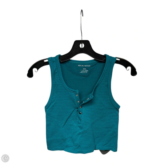 Tank Top By Clothes Mentor In Teal, Size: S