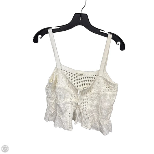 Top Sleeveless By Derek Heart In Cream, Size: L