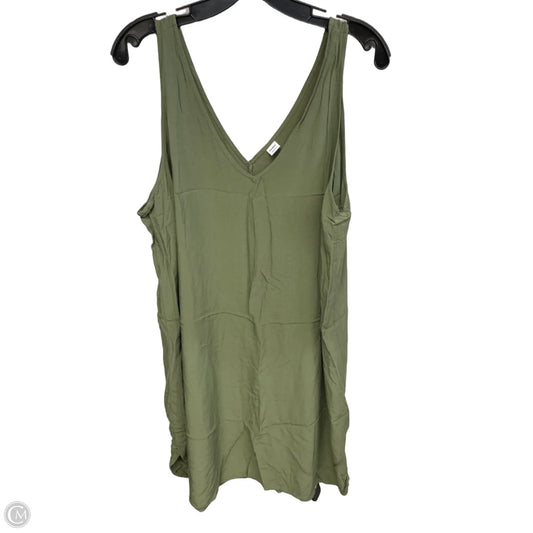 Dress Casual Midi By Old Navy In Green, Size: Xl