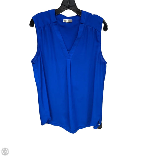 Top Sleeveless By Pleione In Blue, Size: Xl
