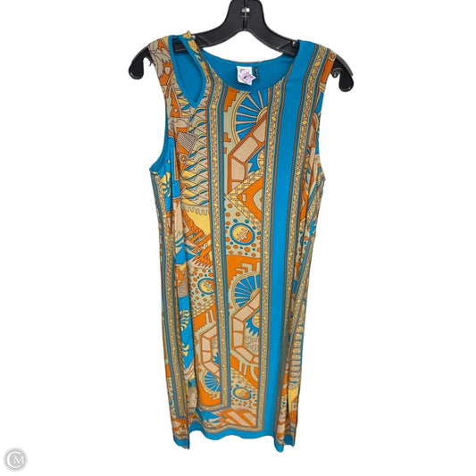 Dress Casual Maxi By Akemi And Kin In Blue & Orange, Size: 8