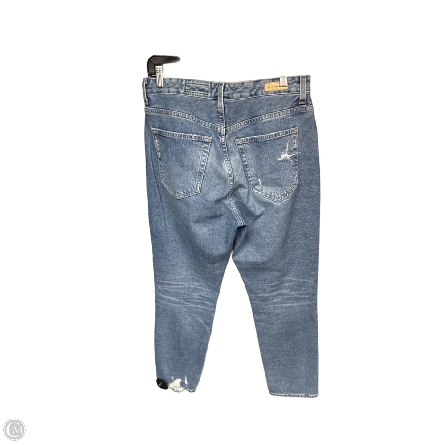 Jeans Straight By Adriano Goldschmied In Blue Denim, Size: 30