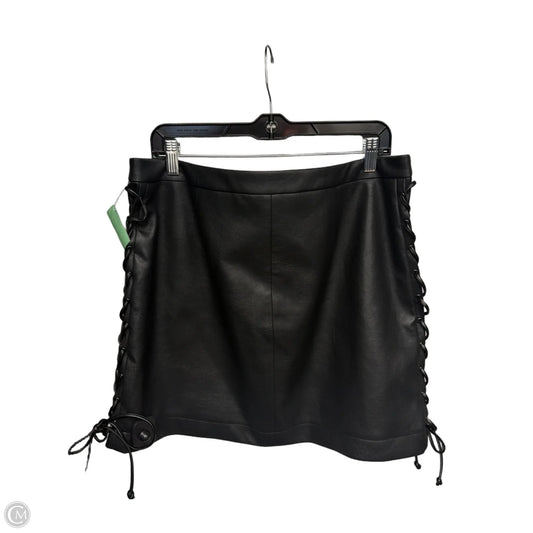 Skirt Midi By Bcbg In Black, Size: Xl