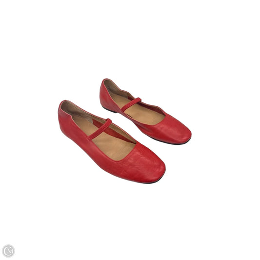 Shoes Flats By Madewell In Red, Size: 6.5
