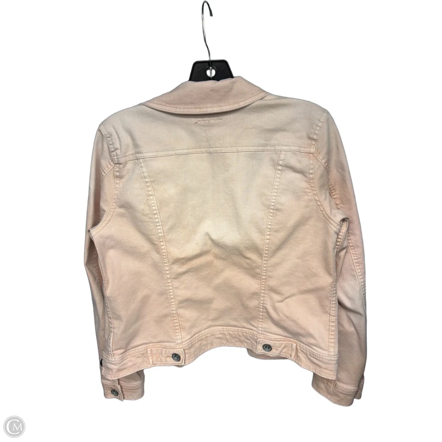Jacket Denim By Merona In Pink Denim, Size: S