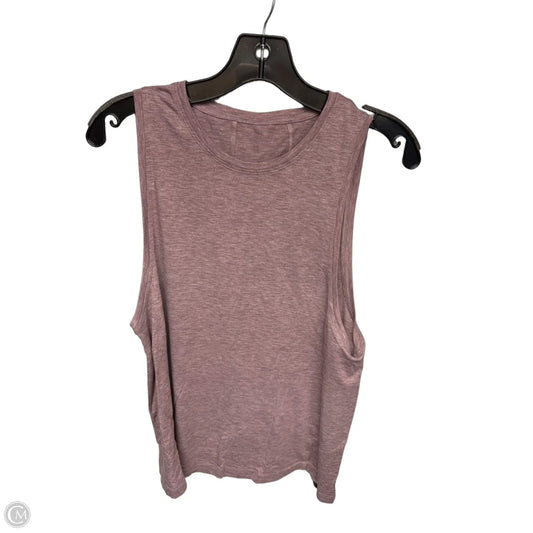 Athletic Tank Top By Lululemon In Red, Size: M