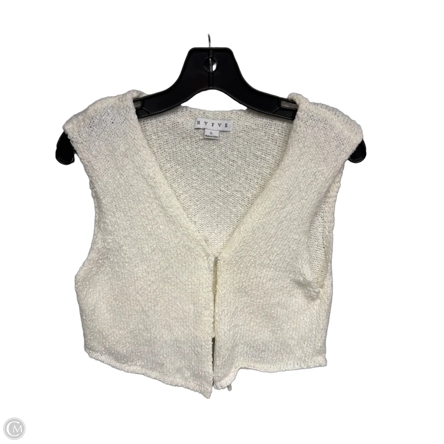 Top Sleeveless By Hyfve In Cream, Size: L