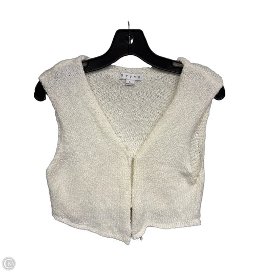 Top Sleeveless By Hyfve In Cream, Size: L