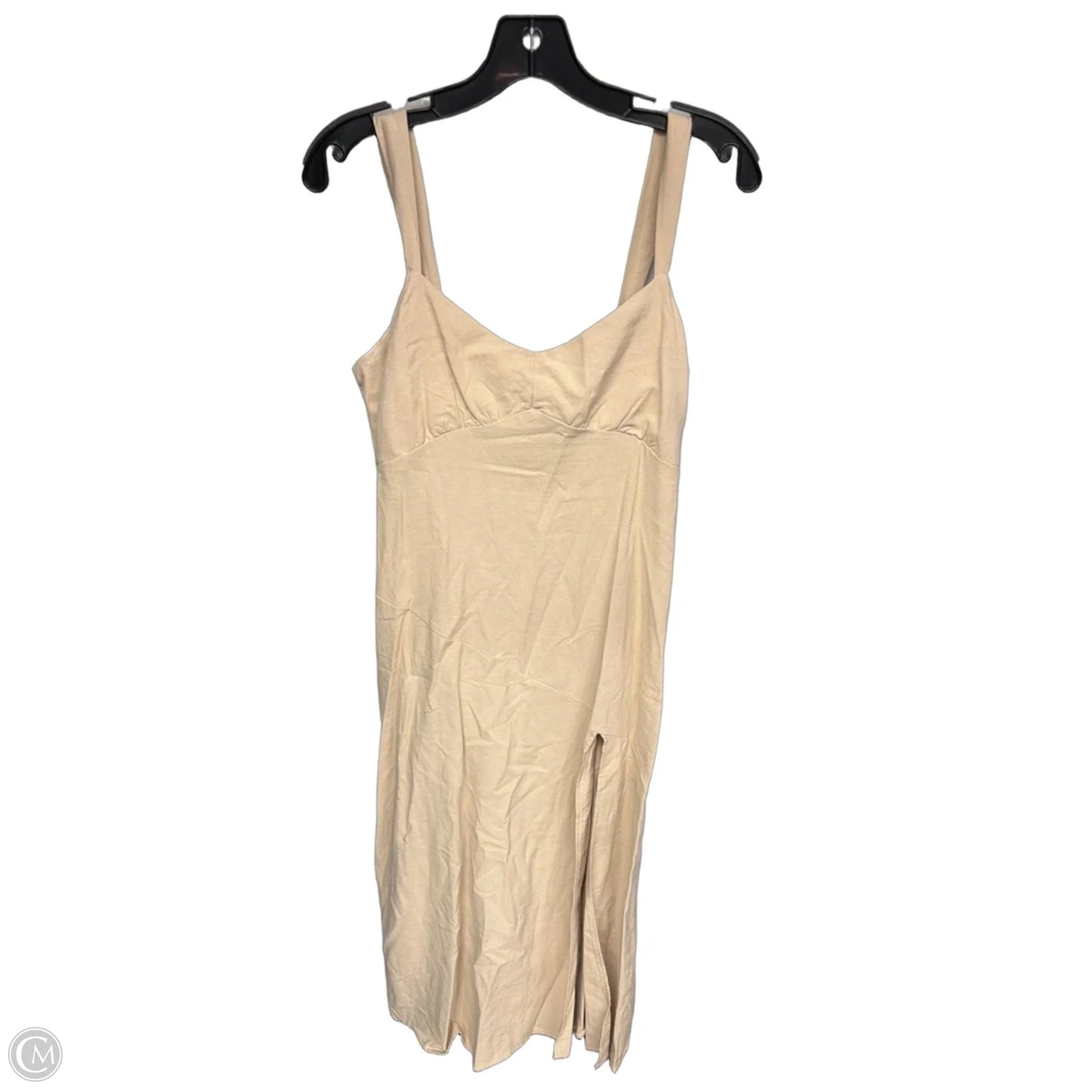 Dress Casual Midi By Altard State In Tan, Size: M