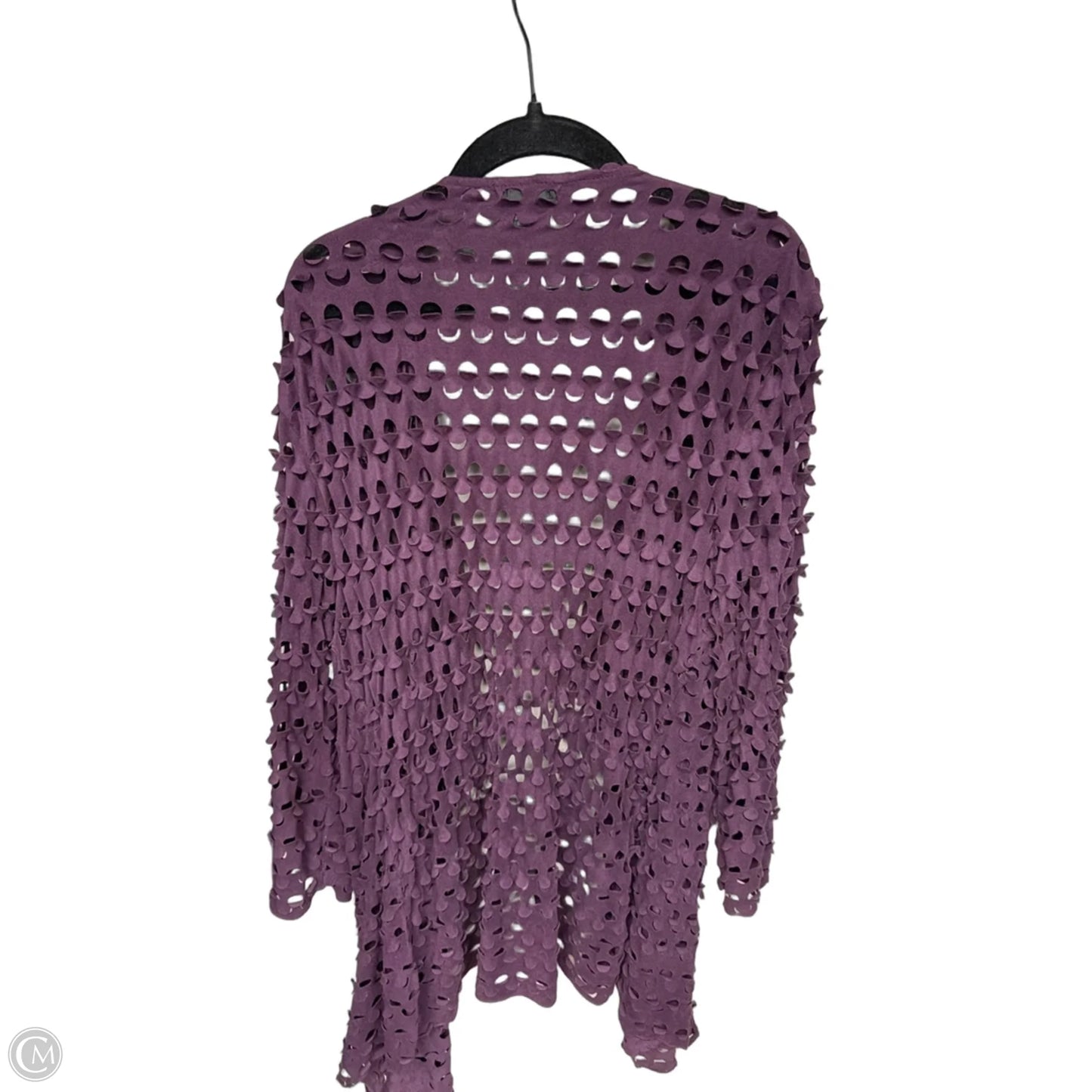 Cardigan By Clothes Mentor In Purple, Size: M