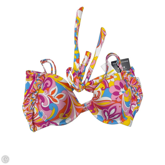 Swimsuit Top By Carmen Marc Valvo In Multi-colored, Size: M