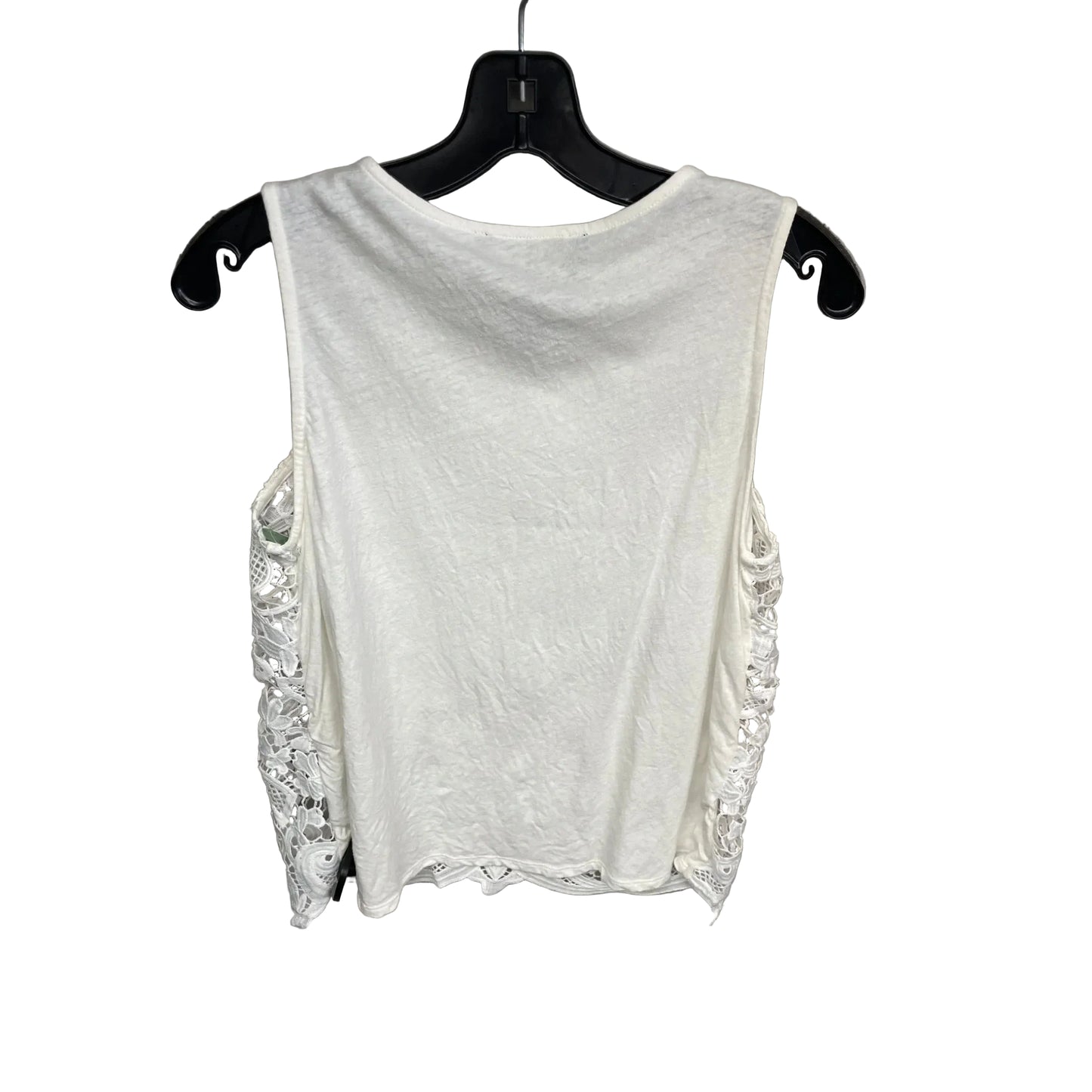Top Sleeveless By Clothes Mentor In White, Size: S