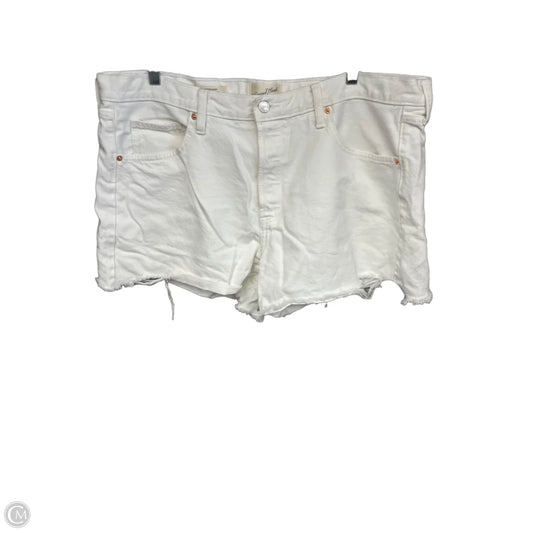Shorts By Universal Thread In White Denim, Size: 16
