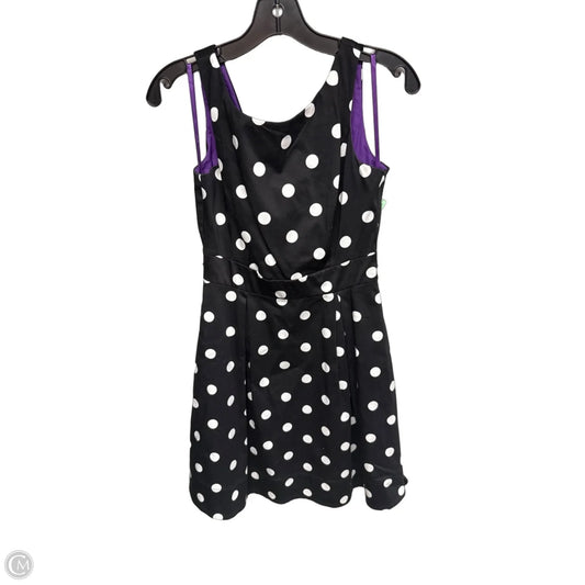 Dress Party Midi By White House Black Market In Polkadot Pattern, Size: 2
