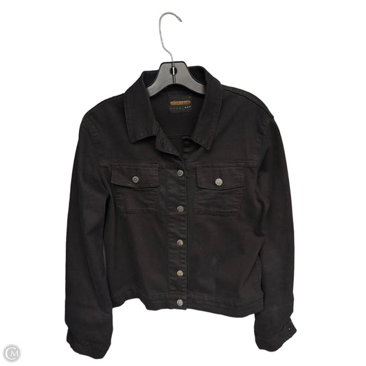 Jacket Denim By Vitamin A In Black Denim, Size: M