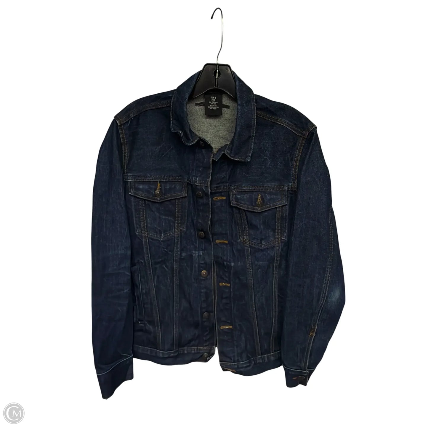 Jacket Denim By Clothes Mentor In Blue Denim, Size: S