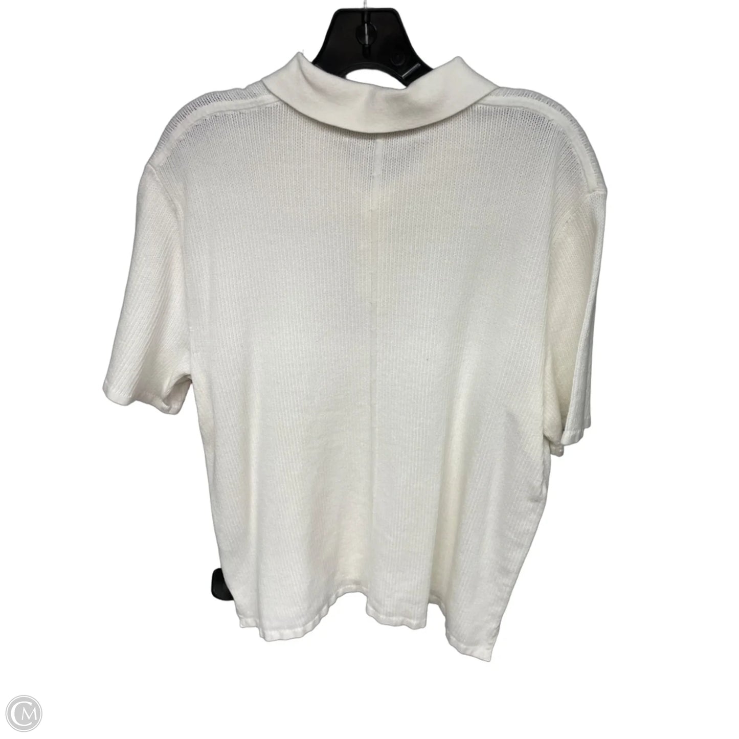 Top Short Sleeve By Rag And Bone In Cream, Size: Xl