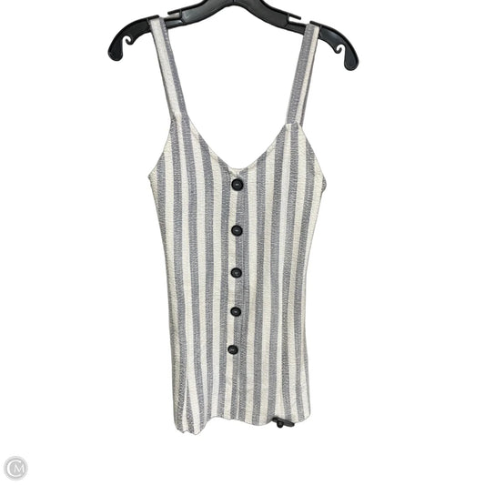 Tunic Sleeveless By Zara In Striped Pattern, Size: S