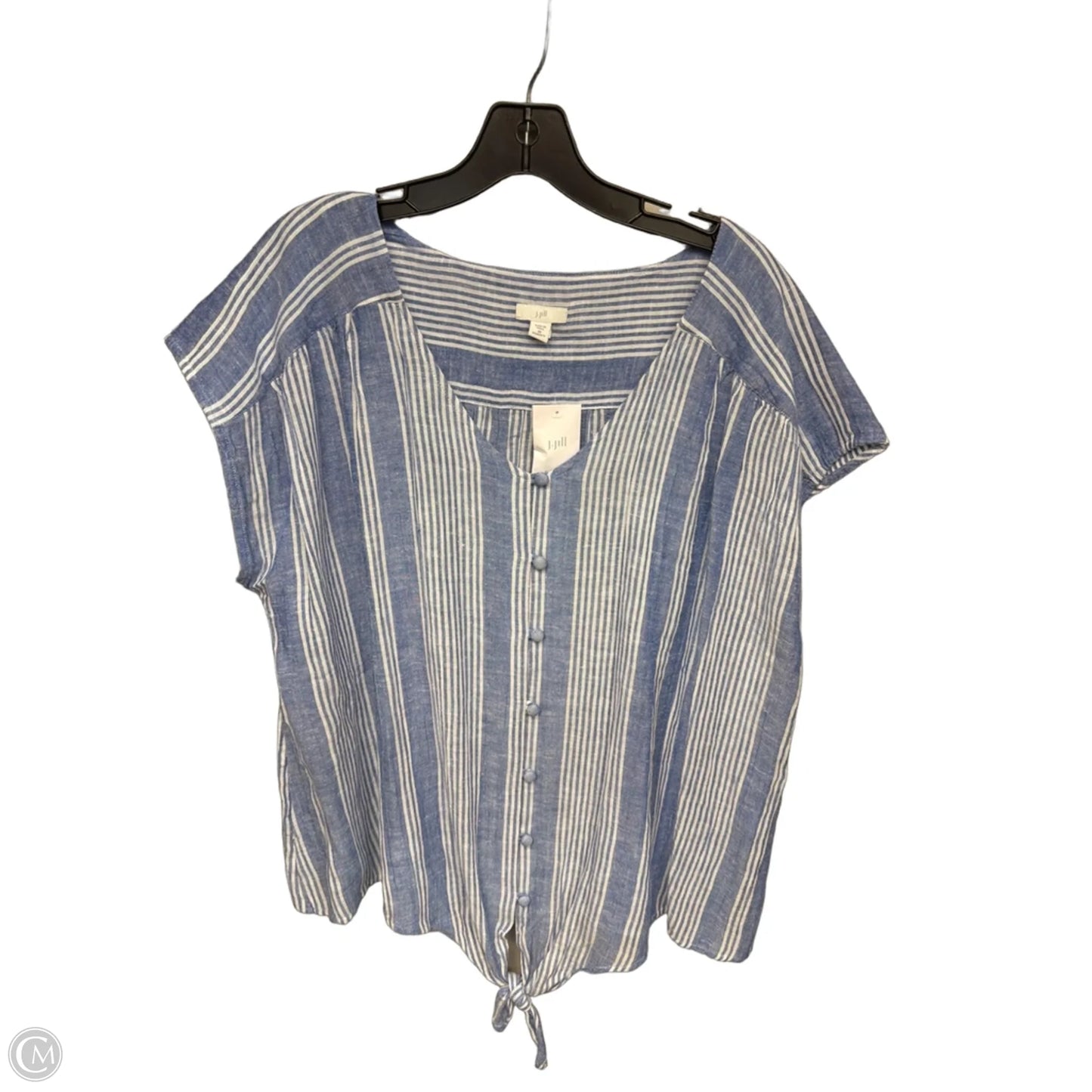 Top Sleeveless By J. Jill In Striped Pattern, Size: 2x