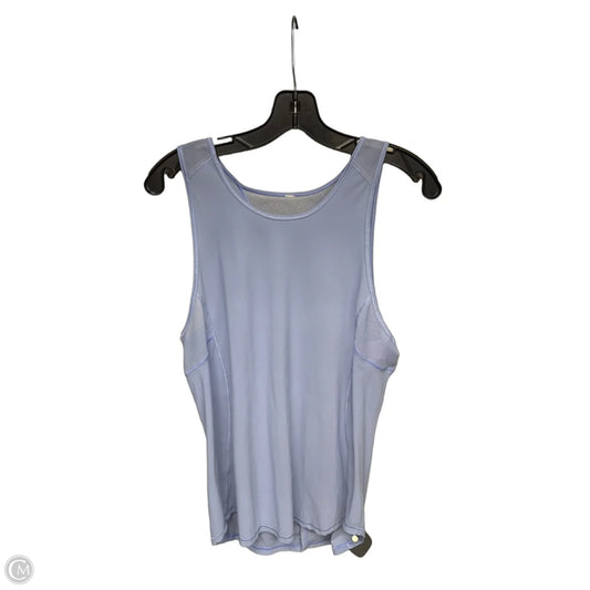 Athletic Tank Top By Lululemon In Blue, Size: M