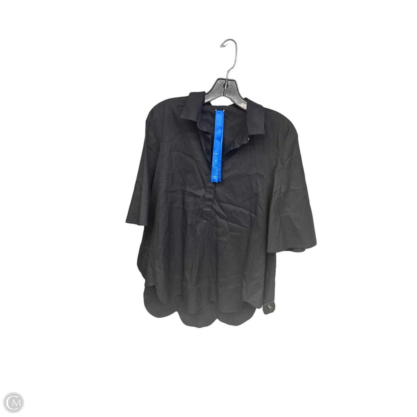Top Short Sleeve By Clothes Mentor In Black, Size: 4