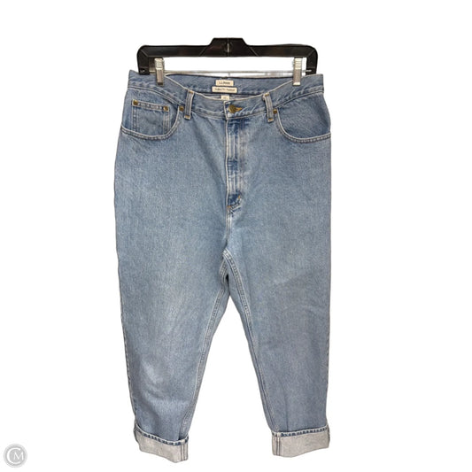 Jeans Boyfriend By L.l. Bean In Blue Denim, Size: 14l