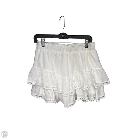Skirt Midi By Clothes Mentor In White, Size: S