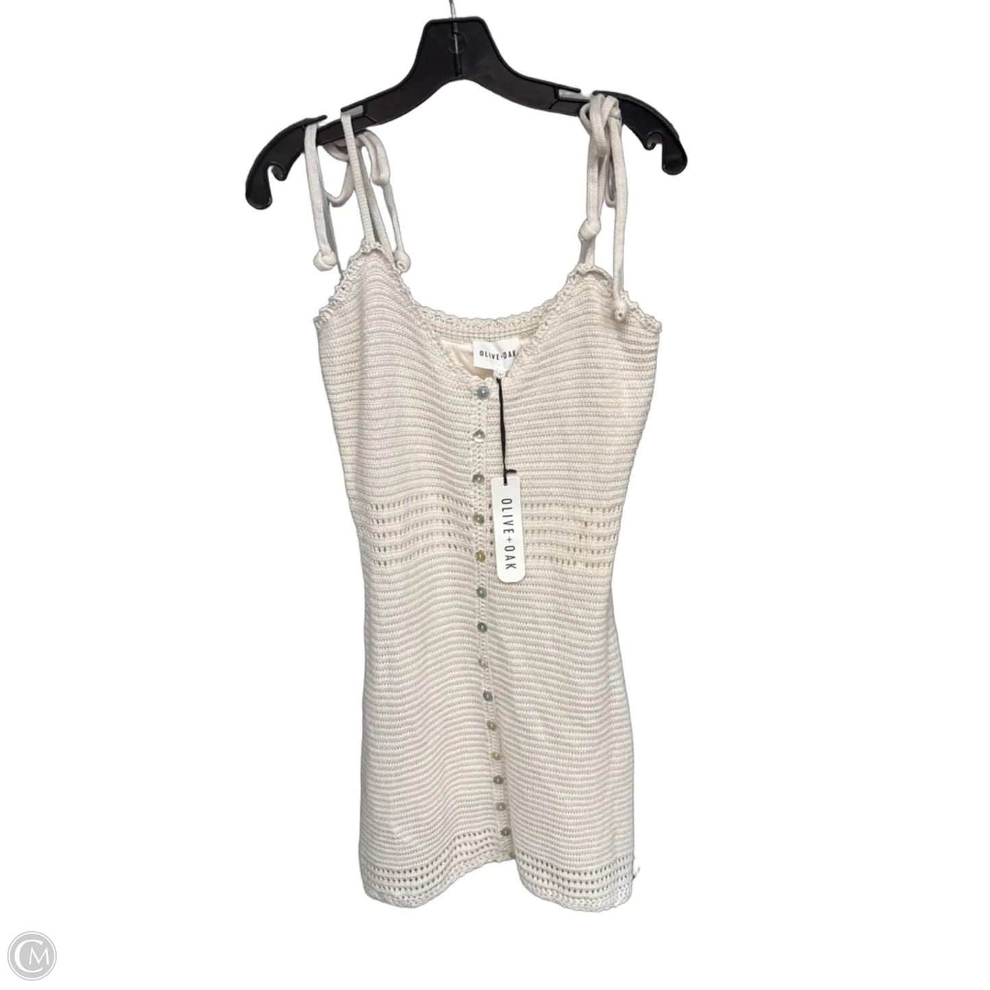 Dress Casual Midi By Olive And Oak In Beige, Size: L
