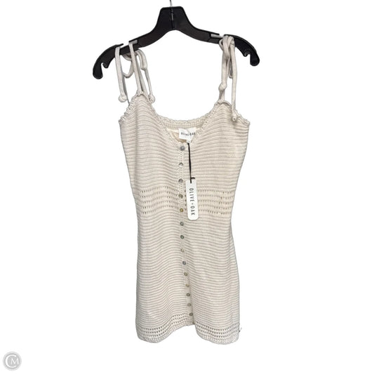 Dress Casual Midi By Olive And Oak In Beige, Size: L