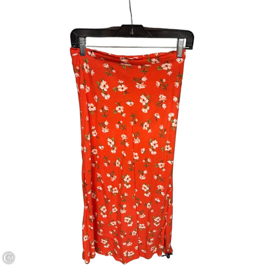 Skirt Maxi By Old Navy In Orange, Size: Xs