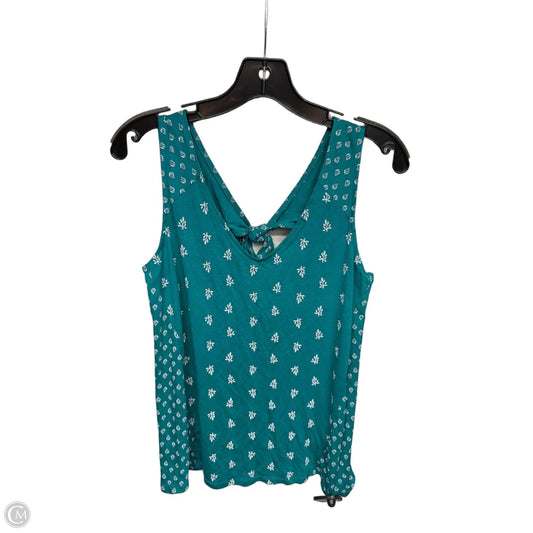 Top Sleeveless By Old Navy In Green, Size: S