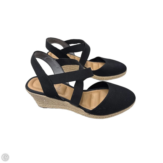 Shoes Heels Wedge By Joie In Black, Size: 9