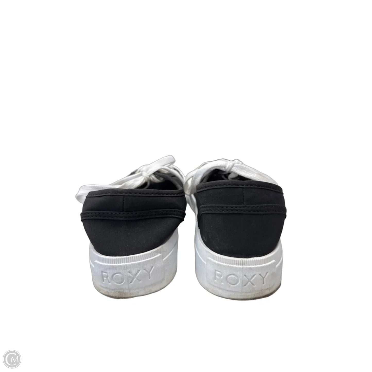 Shoes Sneakers By Roxy In Black & White, Size: 8.5