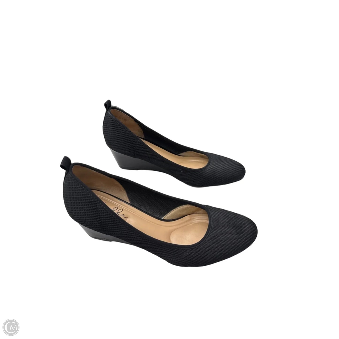 Shoes Heels Wedge By Abella In Black, Size: 9
