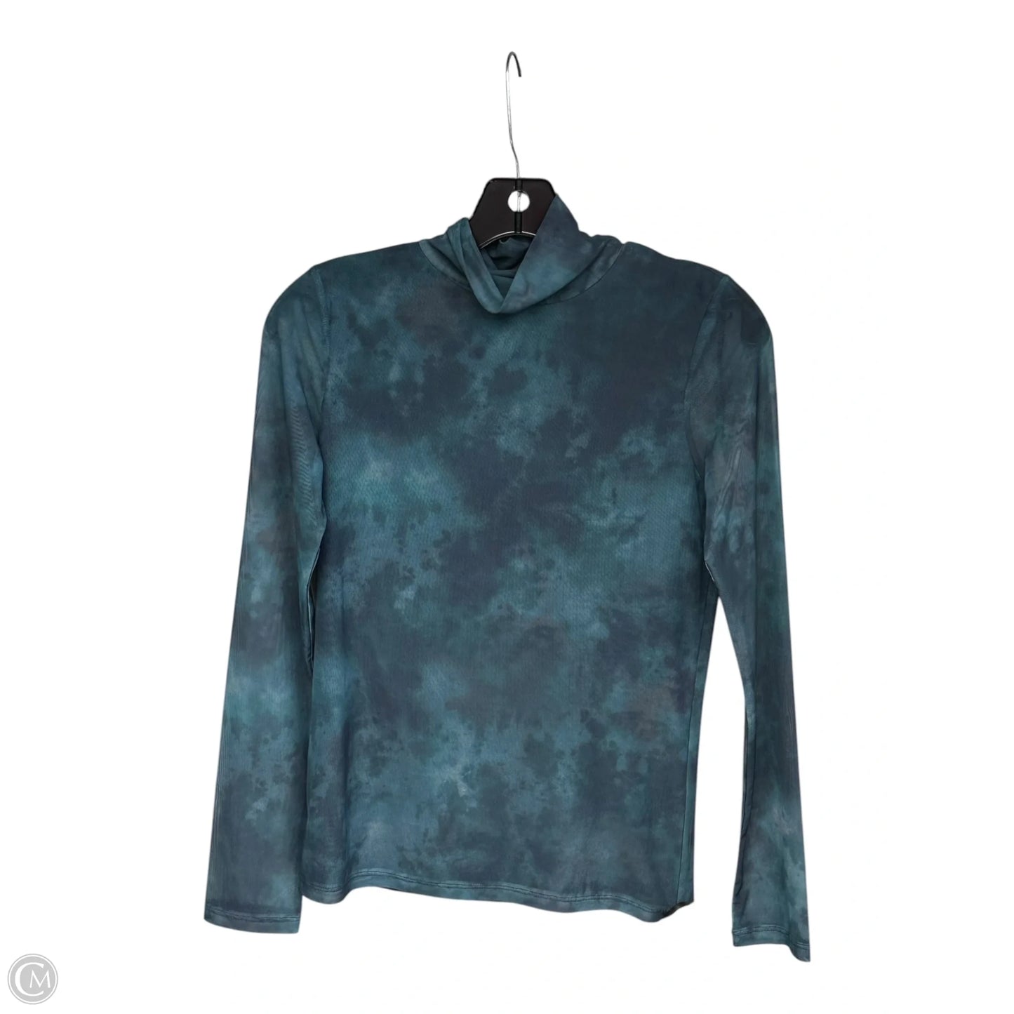 Top Long Sleeve By Anthropologie In Teal, Size: Xs