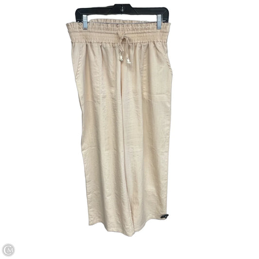 Pants Lounge By Clothes Mentor In Cream, Size: Xl